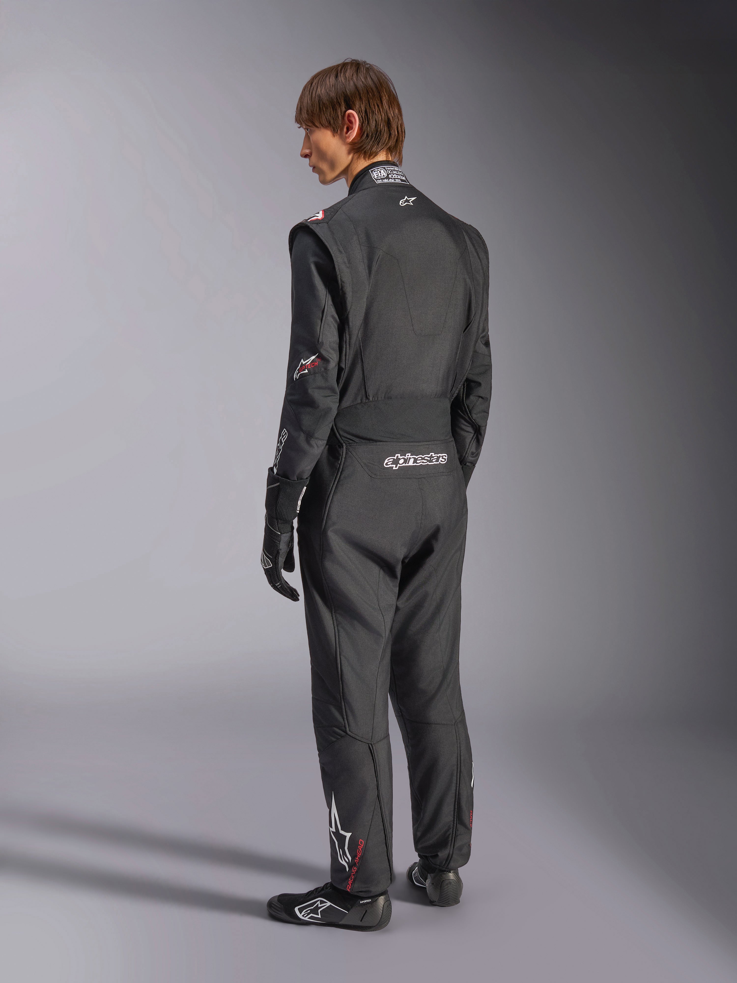 GP Tech V4 - Black Auto Suit | Alpinestars®