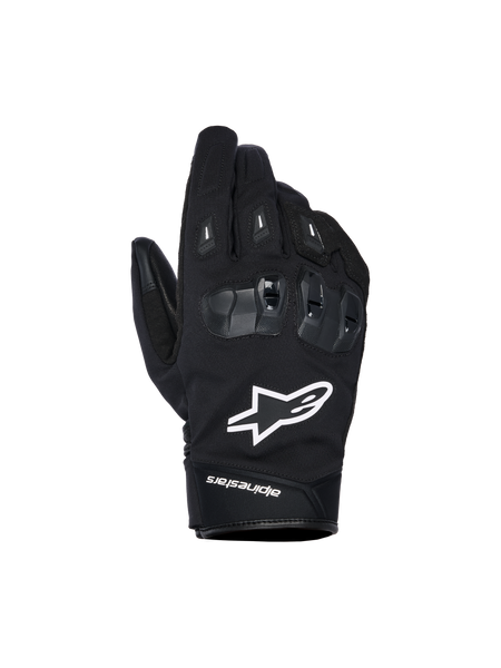SP X Z Waterproof - Black Motorcycle Gloves | Alpinestars®
