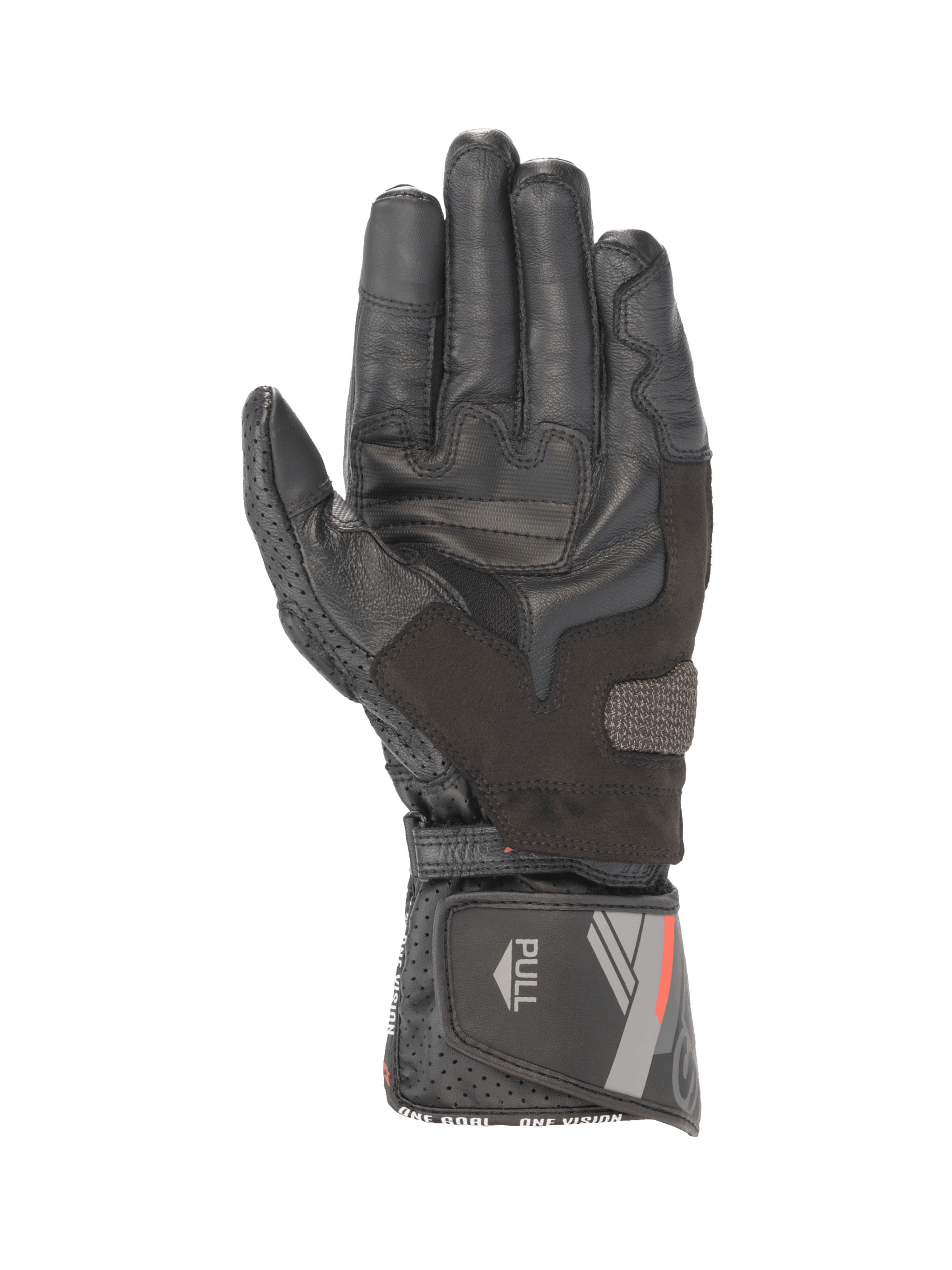 SP-8 V3 - Black Motorcycle Gloves | Alpinestars®