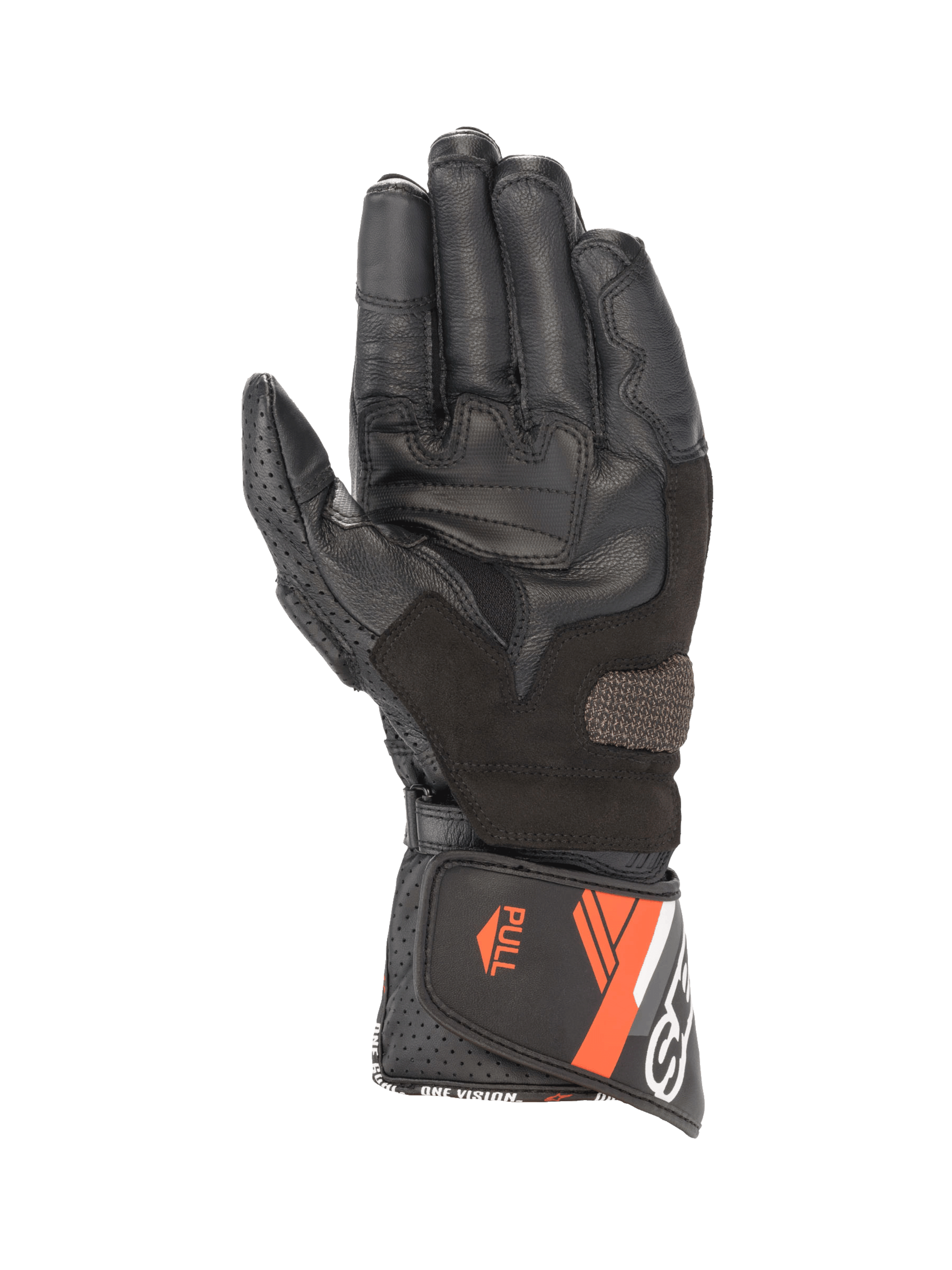 SP-8 V3 - Black Motorcycle Gloves | Alpinestars®