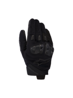 Alpinestars SP X 5 Air Gloves, Black Motorcycle Gloves, stretch 3D mesh backhand with TPU double-density knuckle protection, short-cuff design, ventilated finger sliders, ergonomic sport riding performance