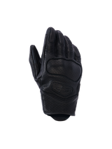Alpinestars Mustang V3 Leather Gloves, Motorcycle Racing Gloves, Black, Perforated Leather Construction, Reinforced Knuckle Protection, Ergonomic Design