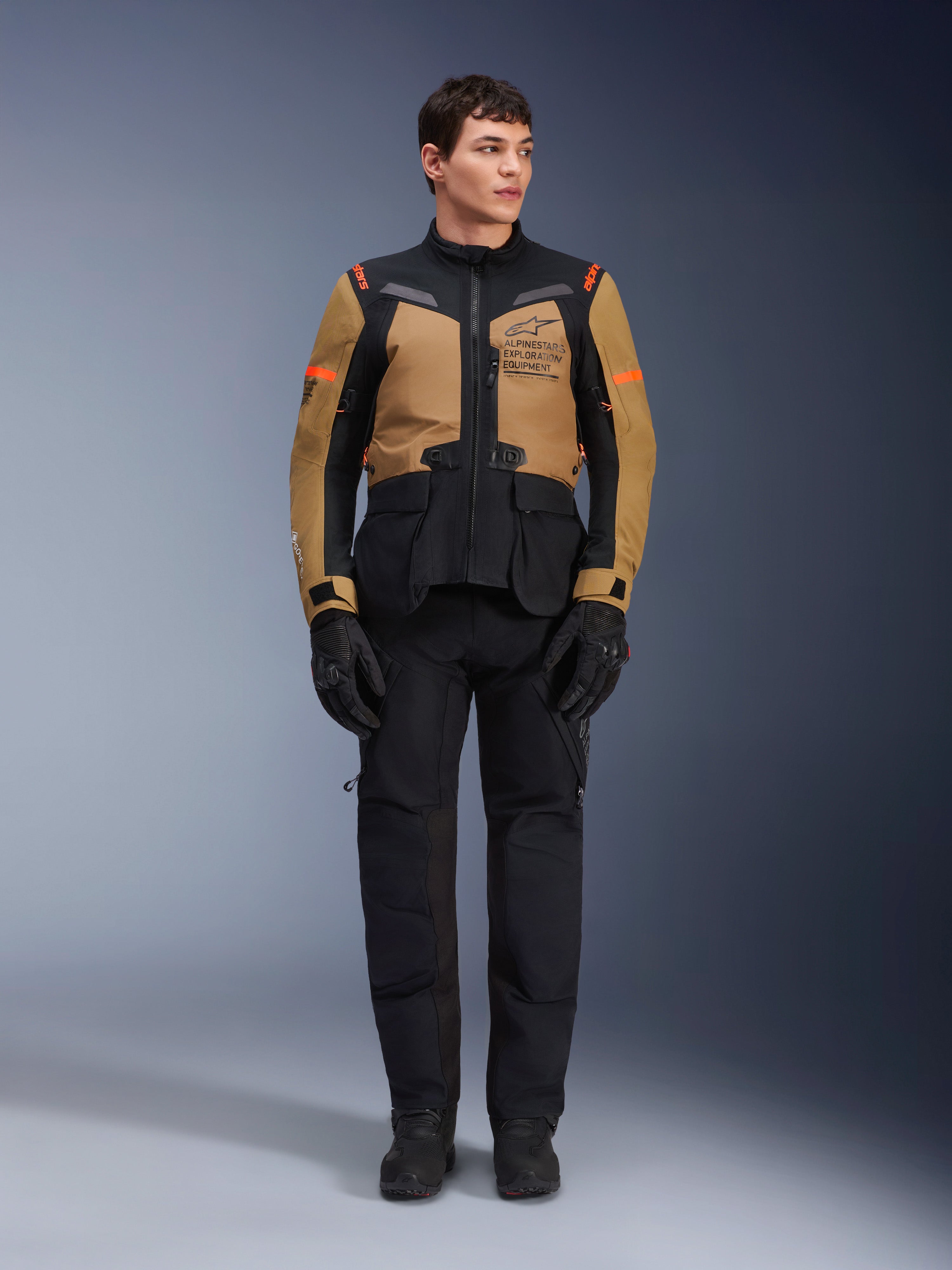 ST-7 2L Gore-Tex - Brown Motorcycle Jacket | Alpinestars®