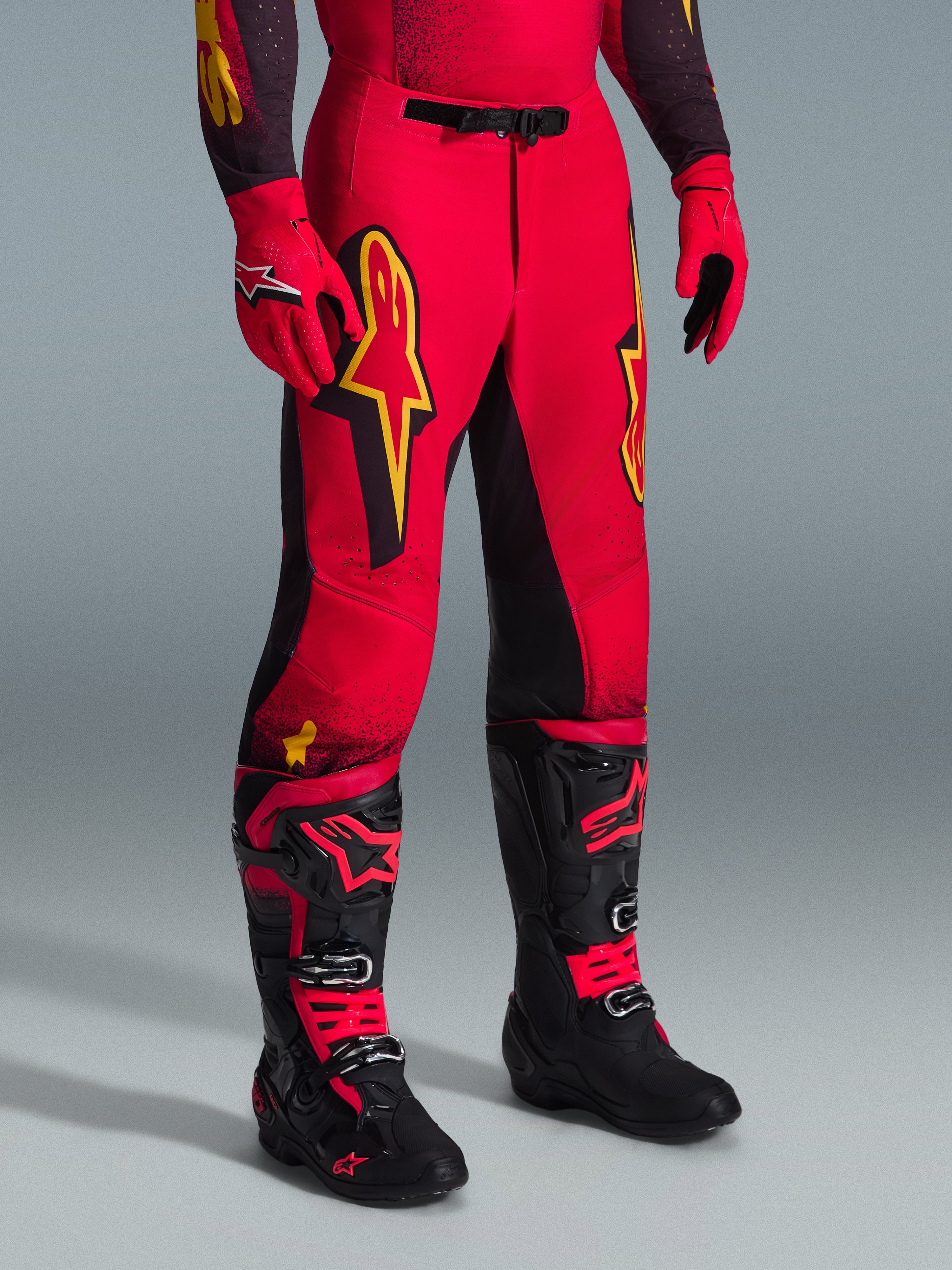 その他 SALSATION Wear Superwide Ankle Pants Supertech Scenz - Yellow MX Pants | Alpinestars®