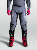 Alpinestars Racer Amber Pants in Graystone, durable motocross racing pants with pre-curved legs for off-road performance.