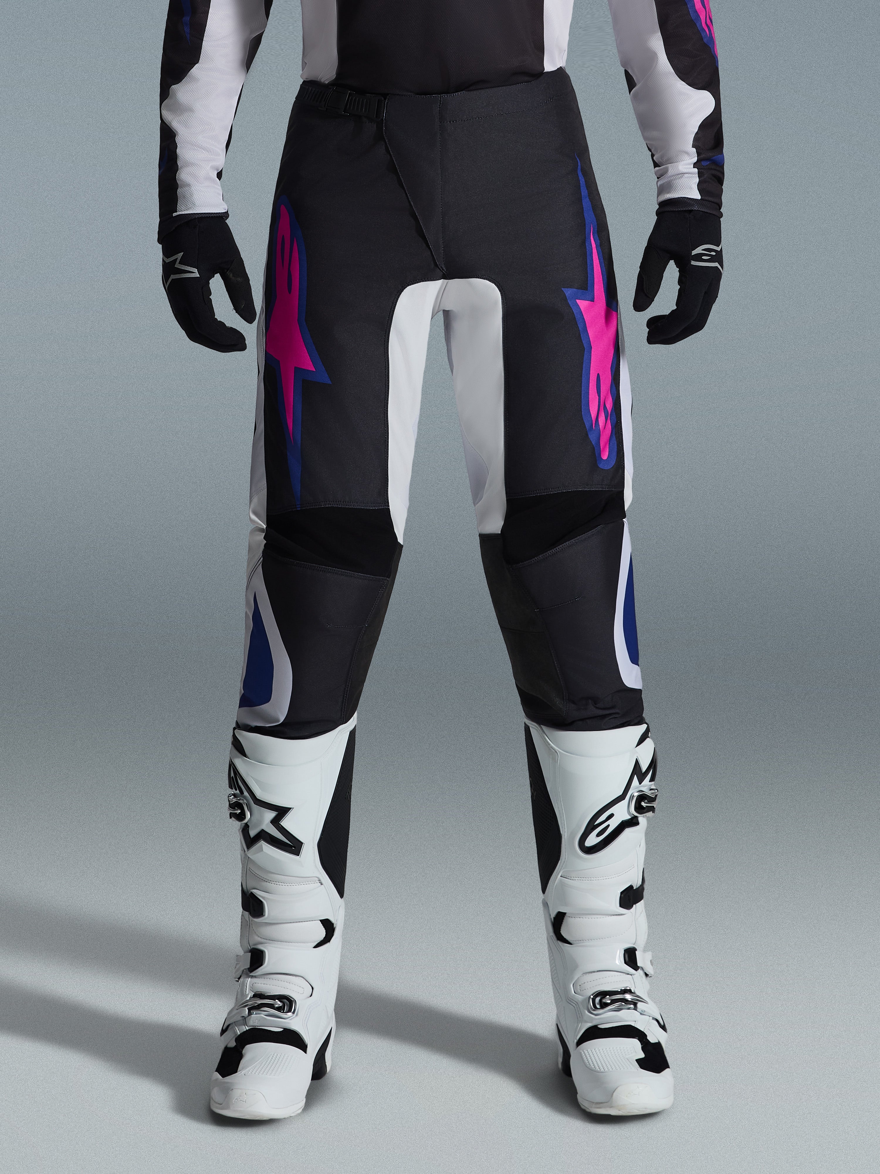2026 Fluid Grid - Black MX Pants | Alpinestars®