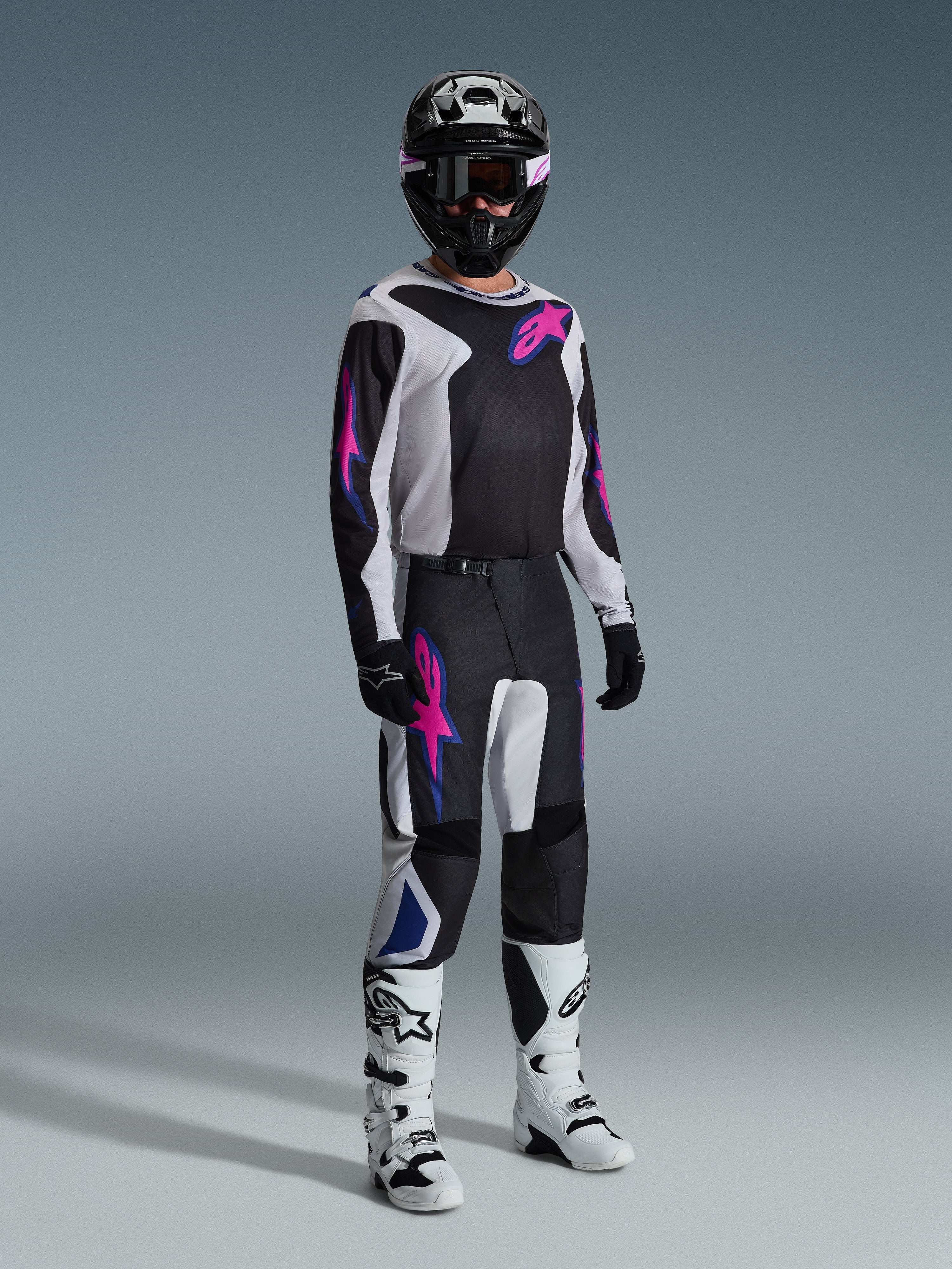 2026 Fluid Grid - Black MX Pants | Alpinestars®