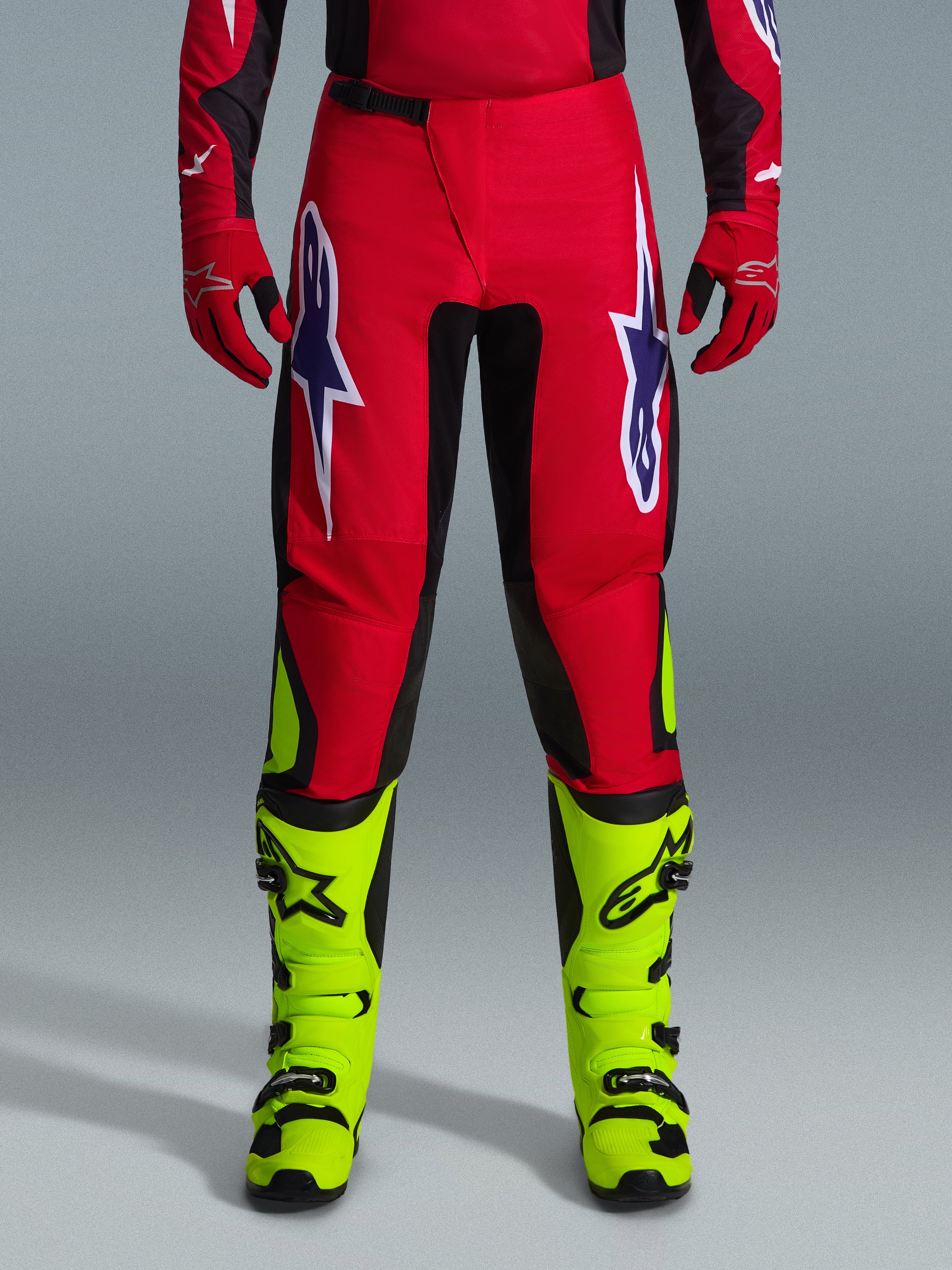 2026 Fluid Grid - Black MX Pants | Alpinestars®