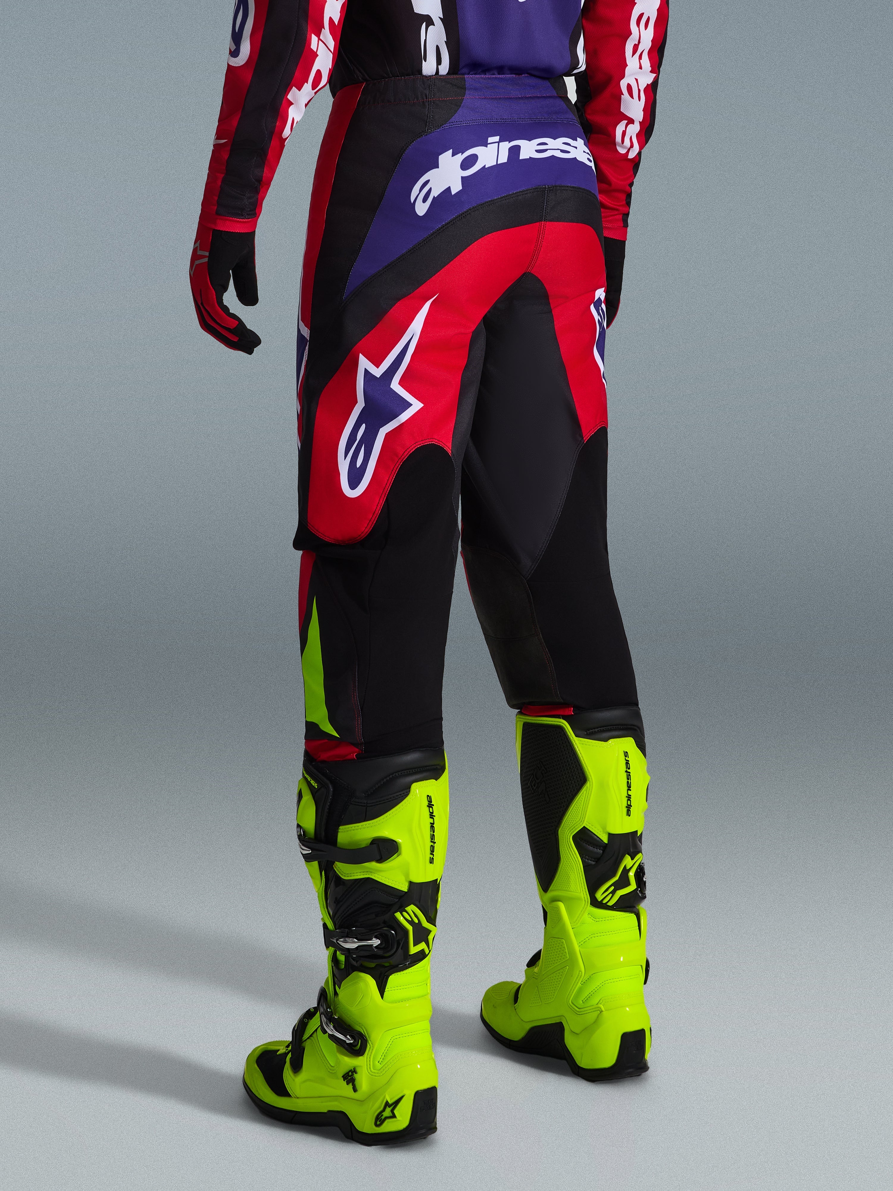 2026 Fluid Grid - Black MX Pants | Alpinestars®
