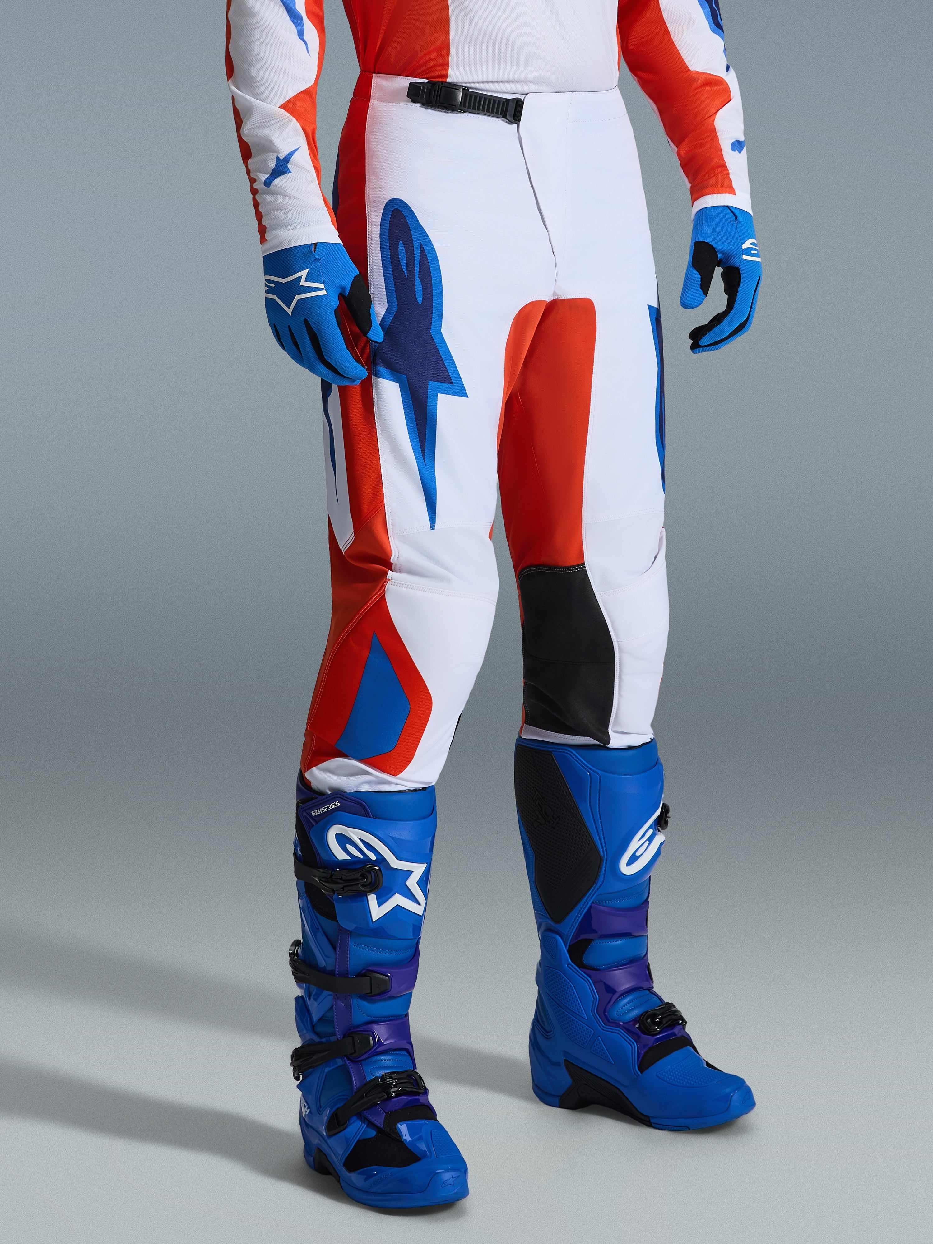 2026 Fluid Grid - Blue MX Pants | Alpinestars®