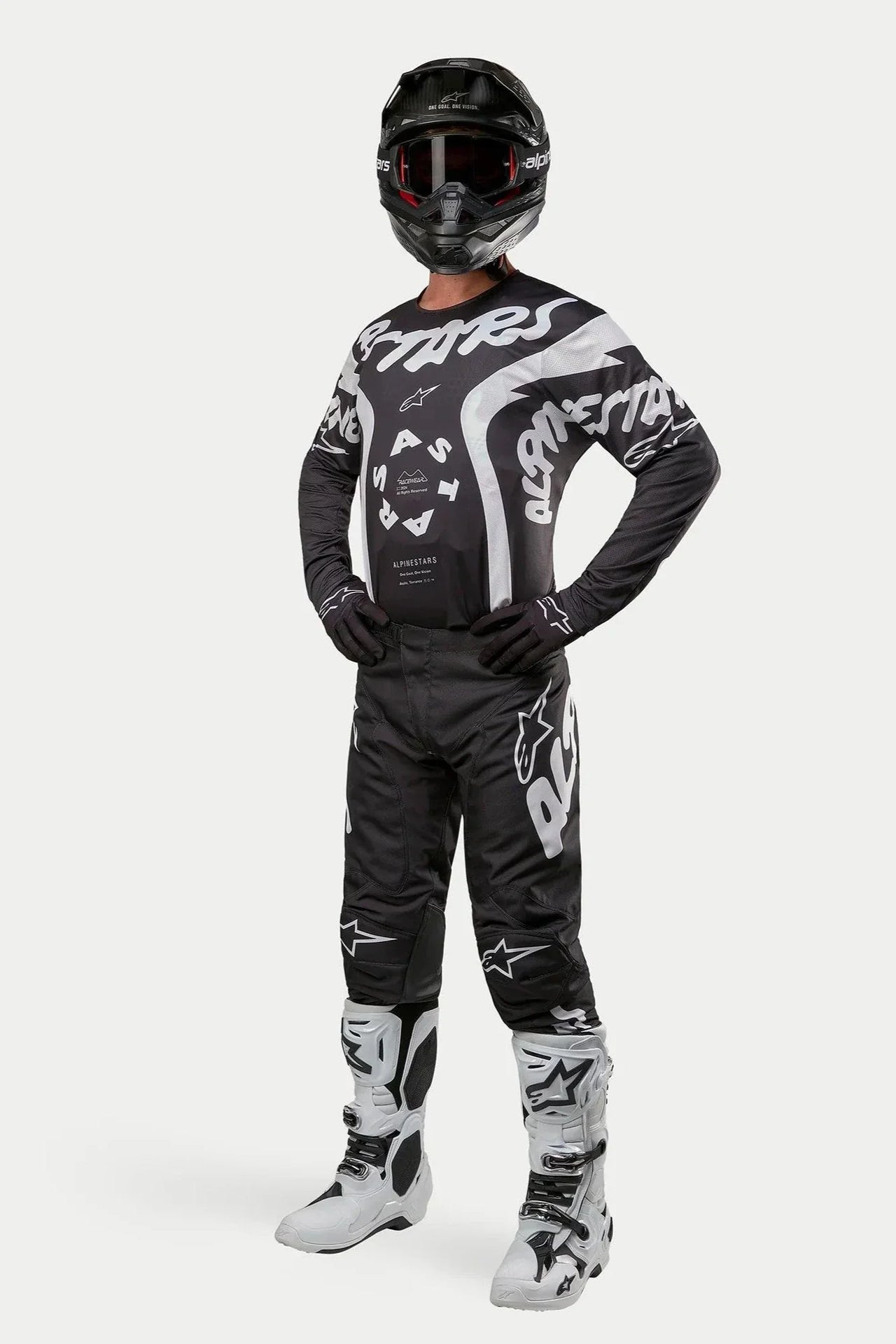 2024 Racer Hana - Black MX Jersey | Alpinestars® 2024 Racer Hana - Black MX Jersey | Alpinestars®