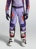 Alpinestars Youth Fluid Hunt Pants, Motocross Off-road Gear, Youth, Purple and Pink Fluo, sport fit textile construction.