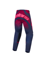 Alpinestars Stella Techstar Swan Pants and Gear Set, women's motocross gear, crimson and dark gray, durable racing fit.