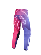 Alpinestars Stella Fluid Kepler Pants, women's purple and rouge red motocross pants with reinforced textile construction.