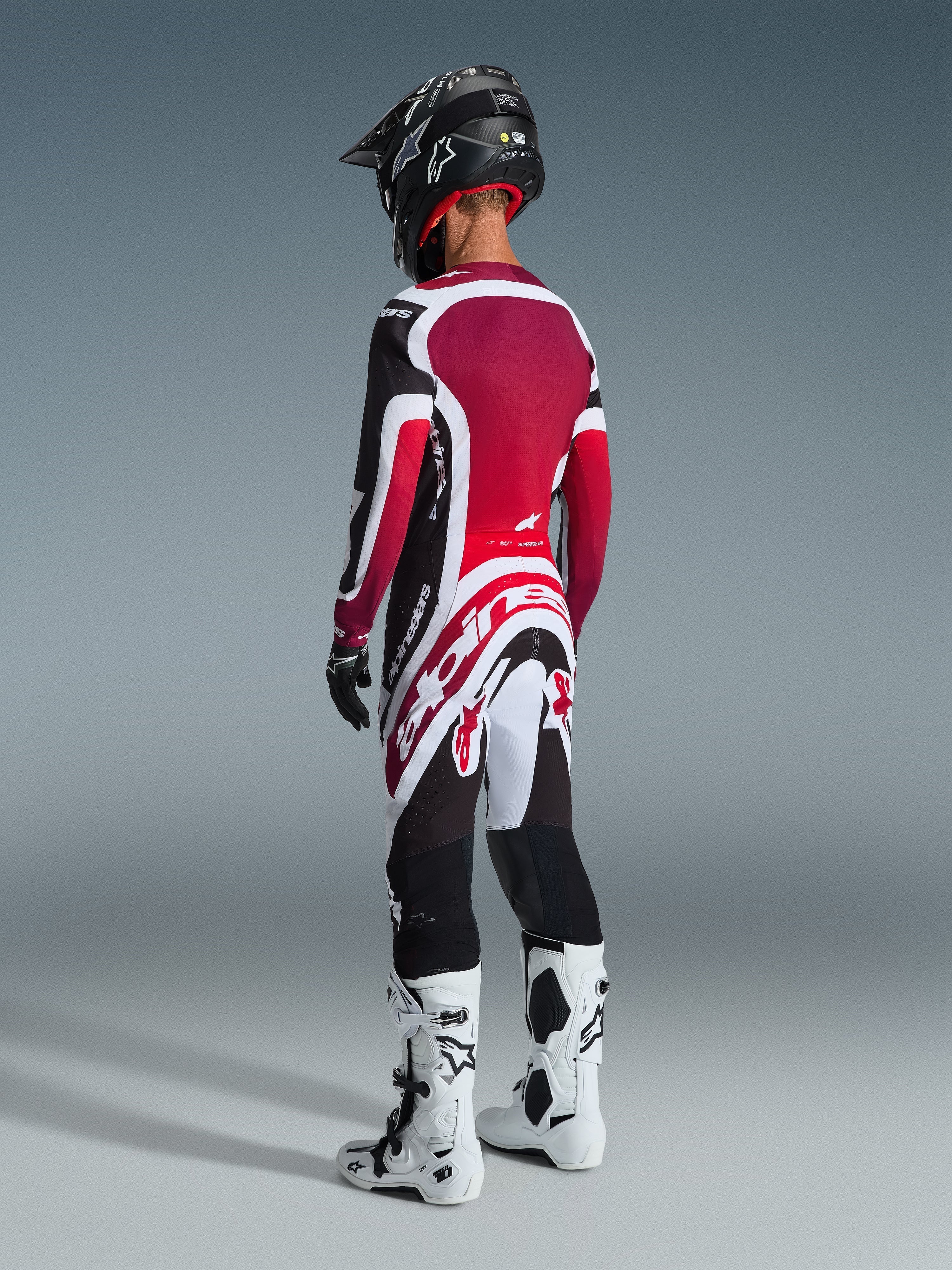 2026 Supertech AFD Vista - Black MX Jersey | Alpinestars®