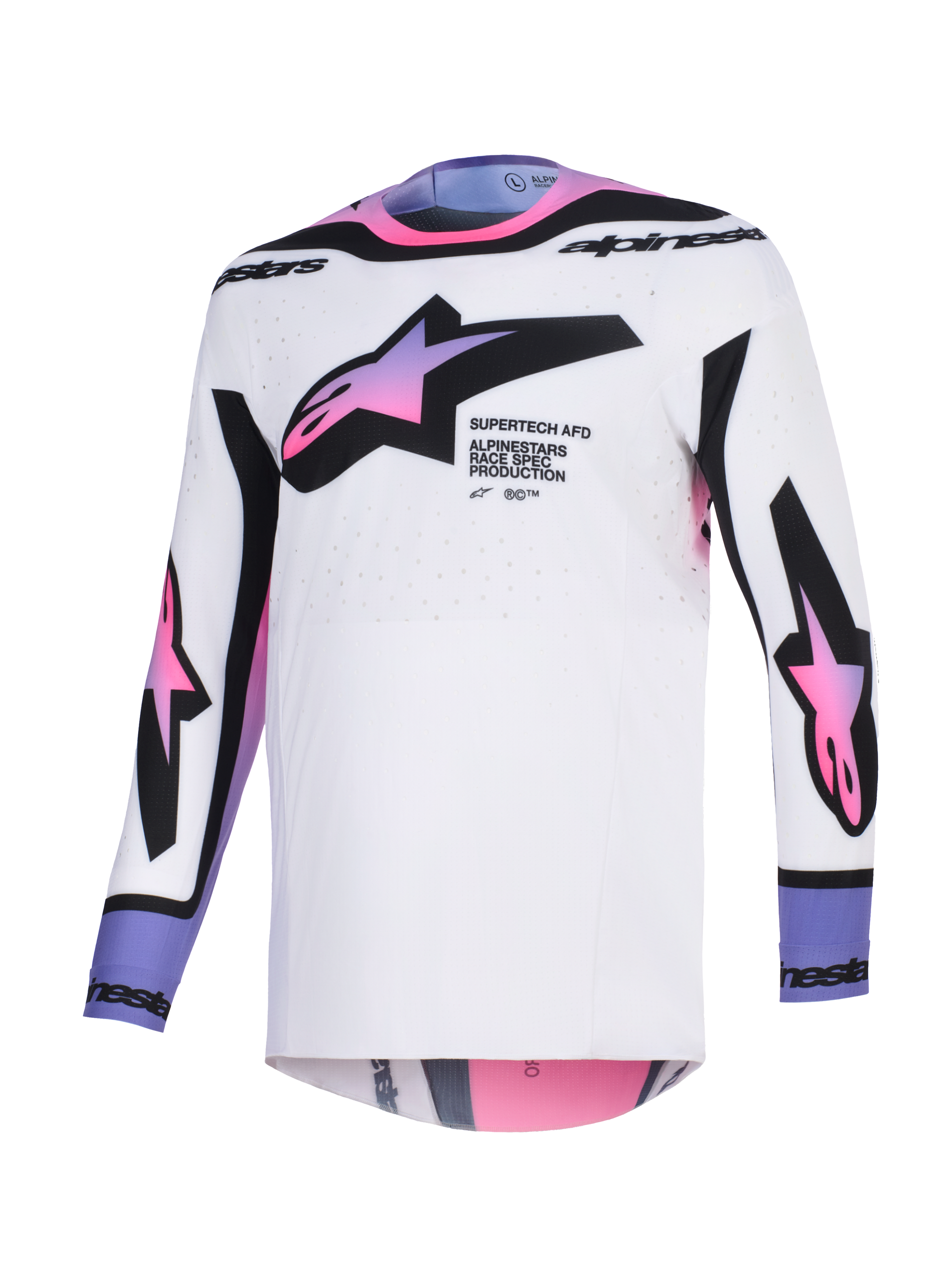 2026 Supertech AFD Vista - White Purple MX Jersey | Alpinestars® 2026 Supertech AFD Vista - White Purple MX Jersey | Alpinestars®