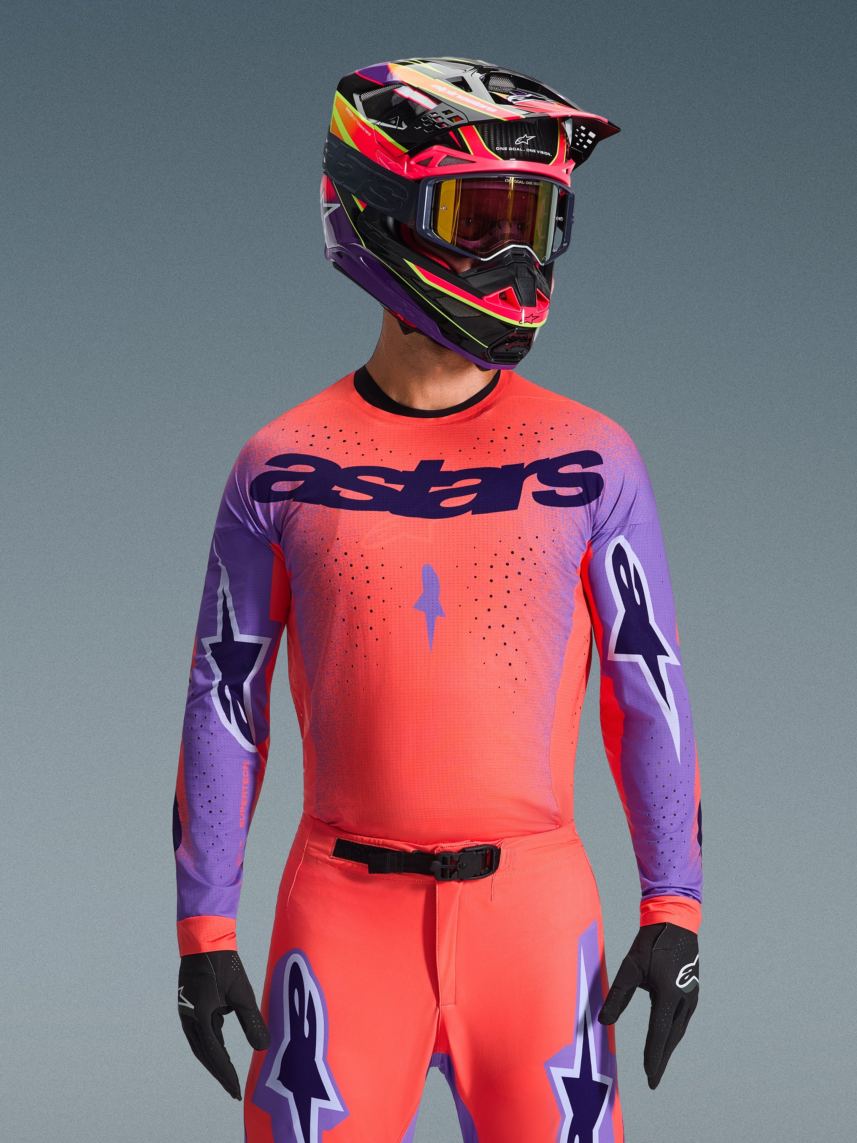 susu 2026 Supertech Scenz - Hot Coral MX Jersey | Alpinestars®