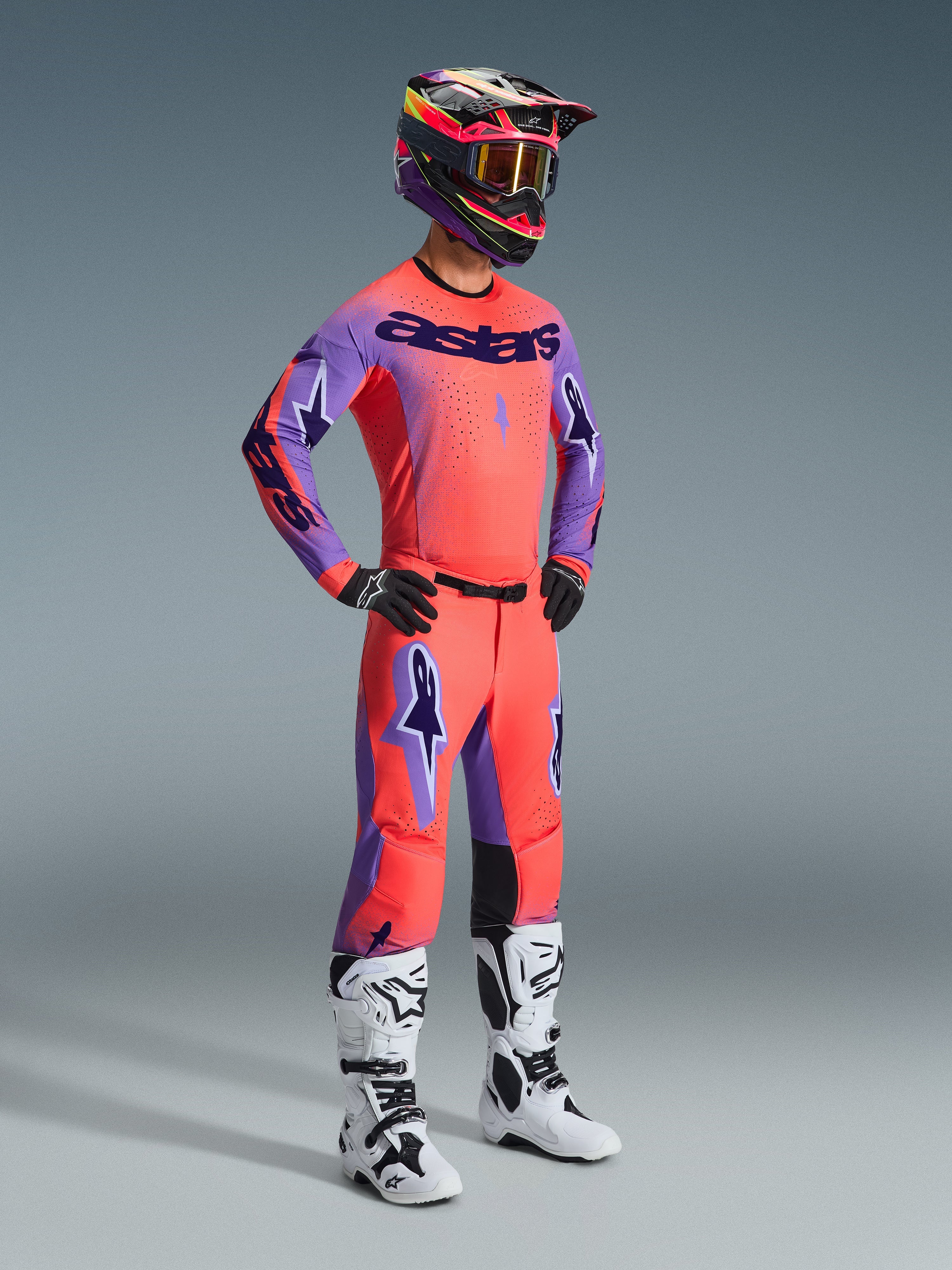 2026 Supertech Scenz - Hot Coral MX Jersey | Alpinestars®