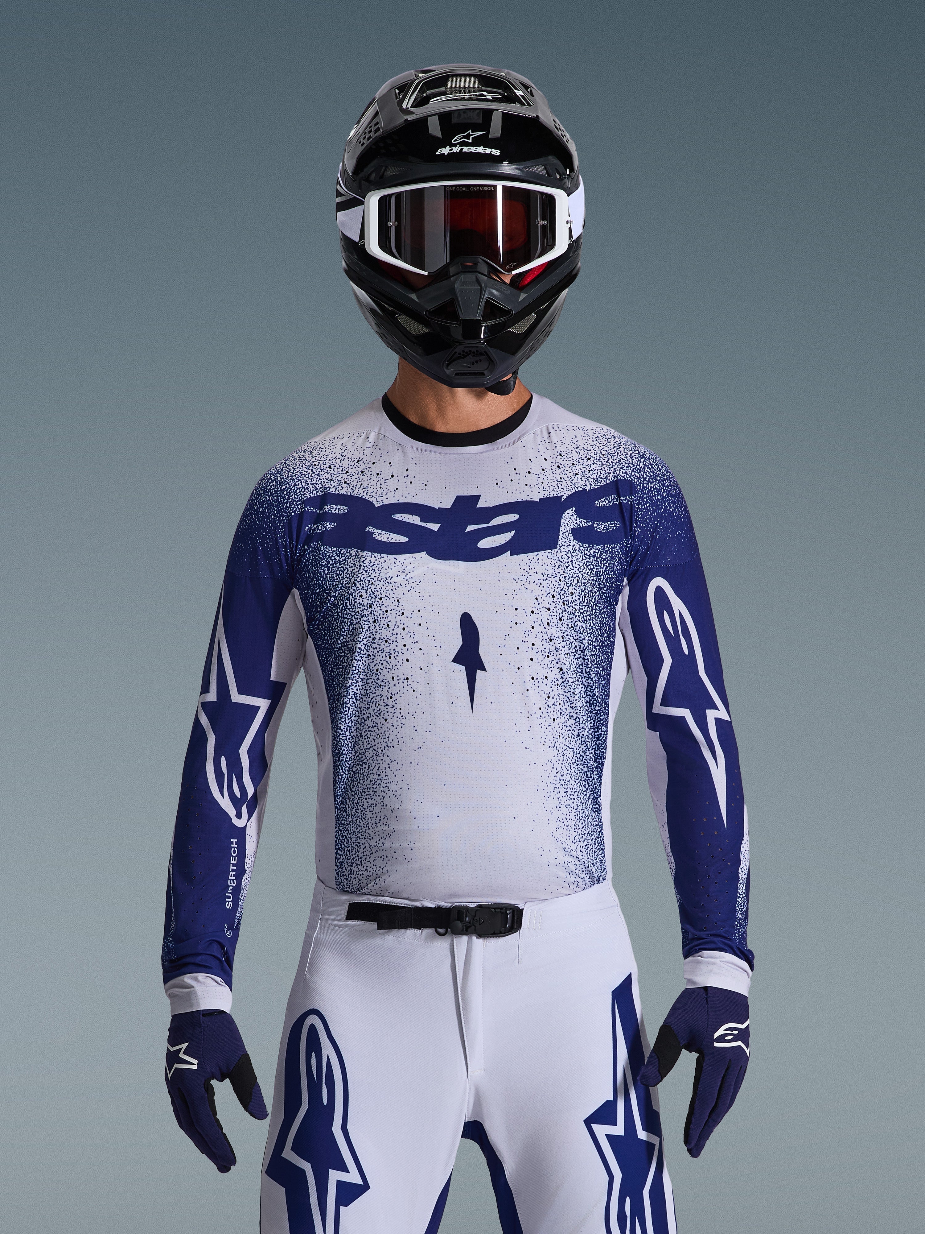 2026 Supertech Scenz - Gray MX Jersey | Alpinestars®