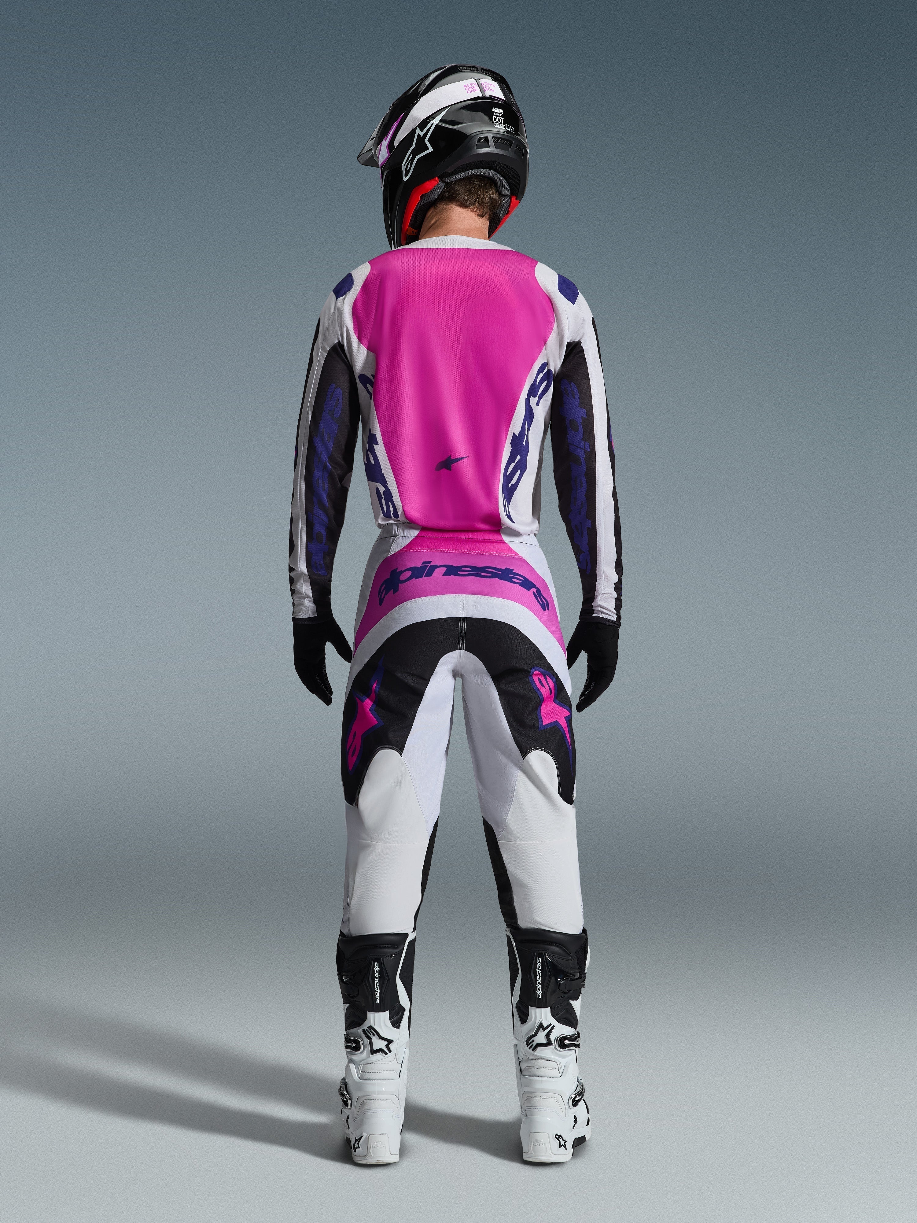 2026 Fluid Grid - Black MX Jersey | Alpinestars®