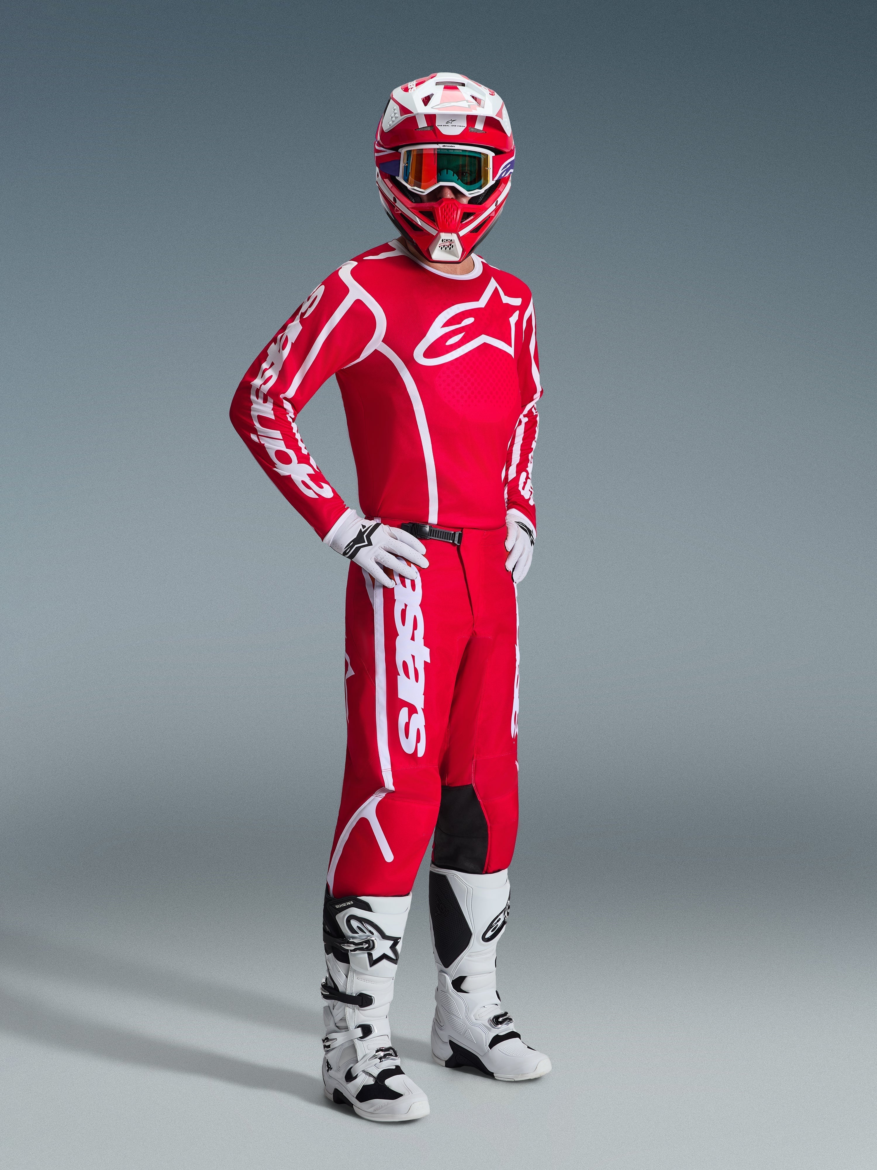 2026 Fluid Apex - Red MX Jersey | Alpinestars®