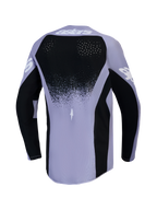 Alpinestars Stella Techstar Swan Women's Motocross Jersey in light violet and black with laser-cut back vents.
