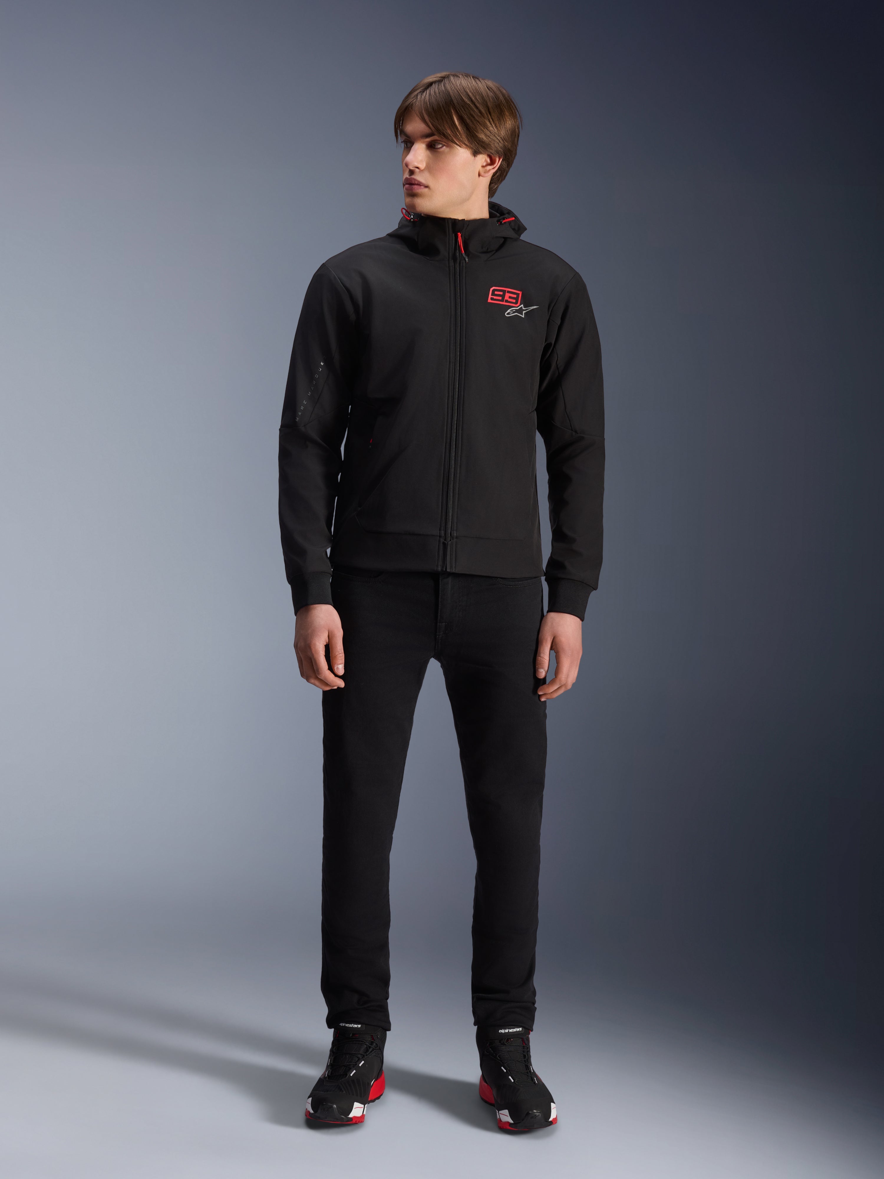 MM93 Radium Tech - Black Motorcycle Jacket | Alpinestars®