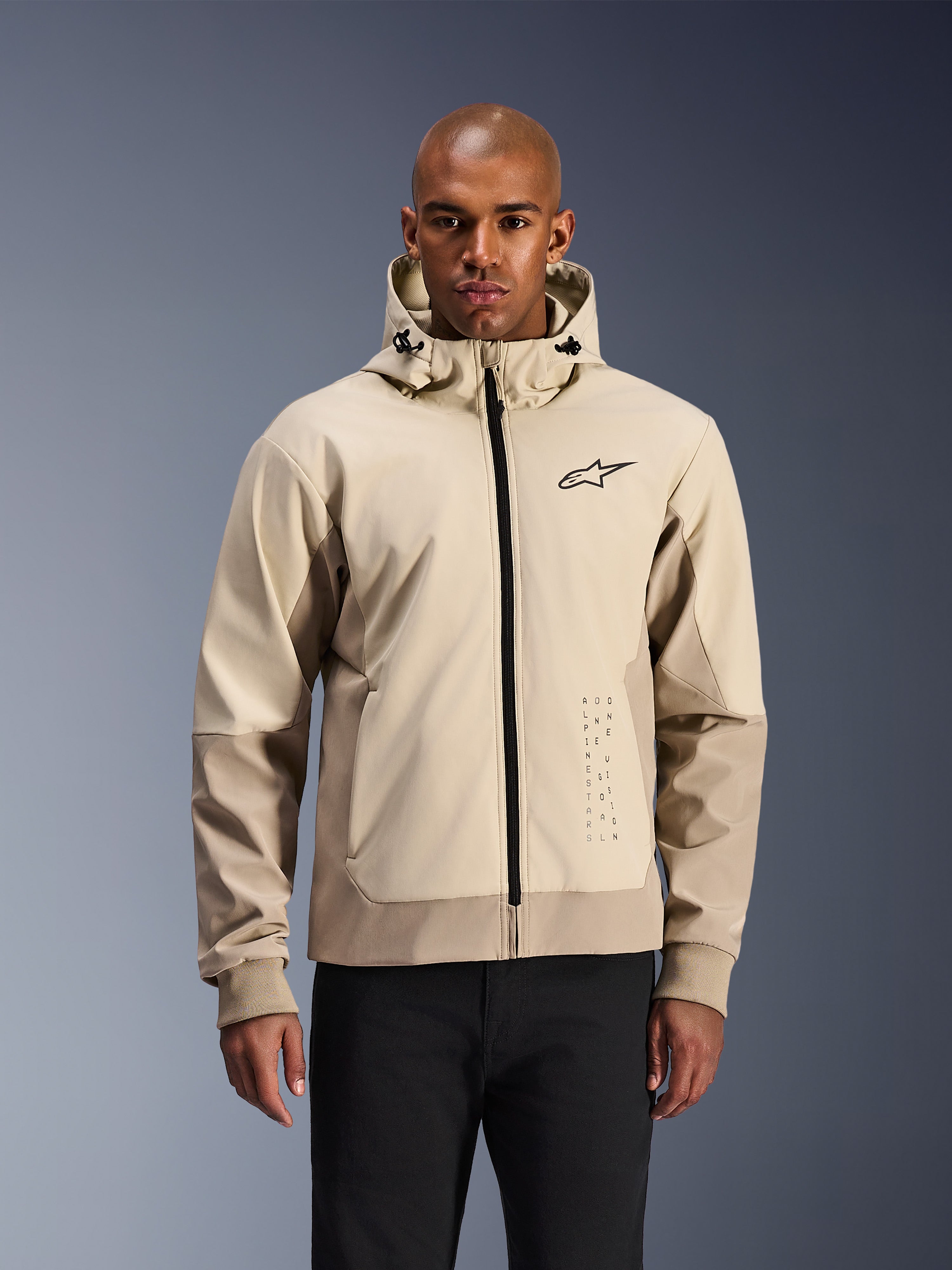 Radium Tech Hoodie - Gray Motorcycle Jacket | Alpinestars®