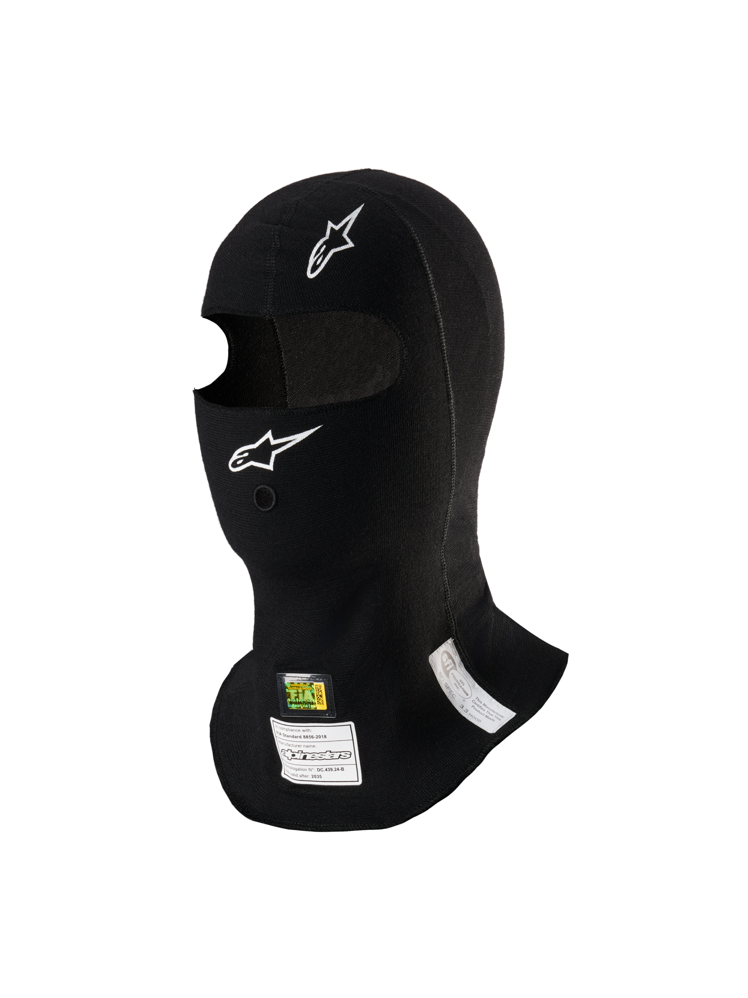 ☆MASK♡ ZX Evo V3 Balaclava - Black Auto Base Layer | Alpinestars®