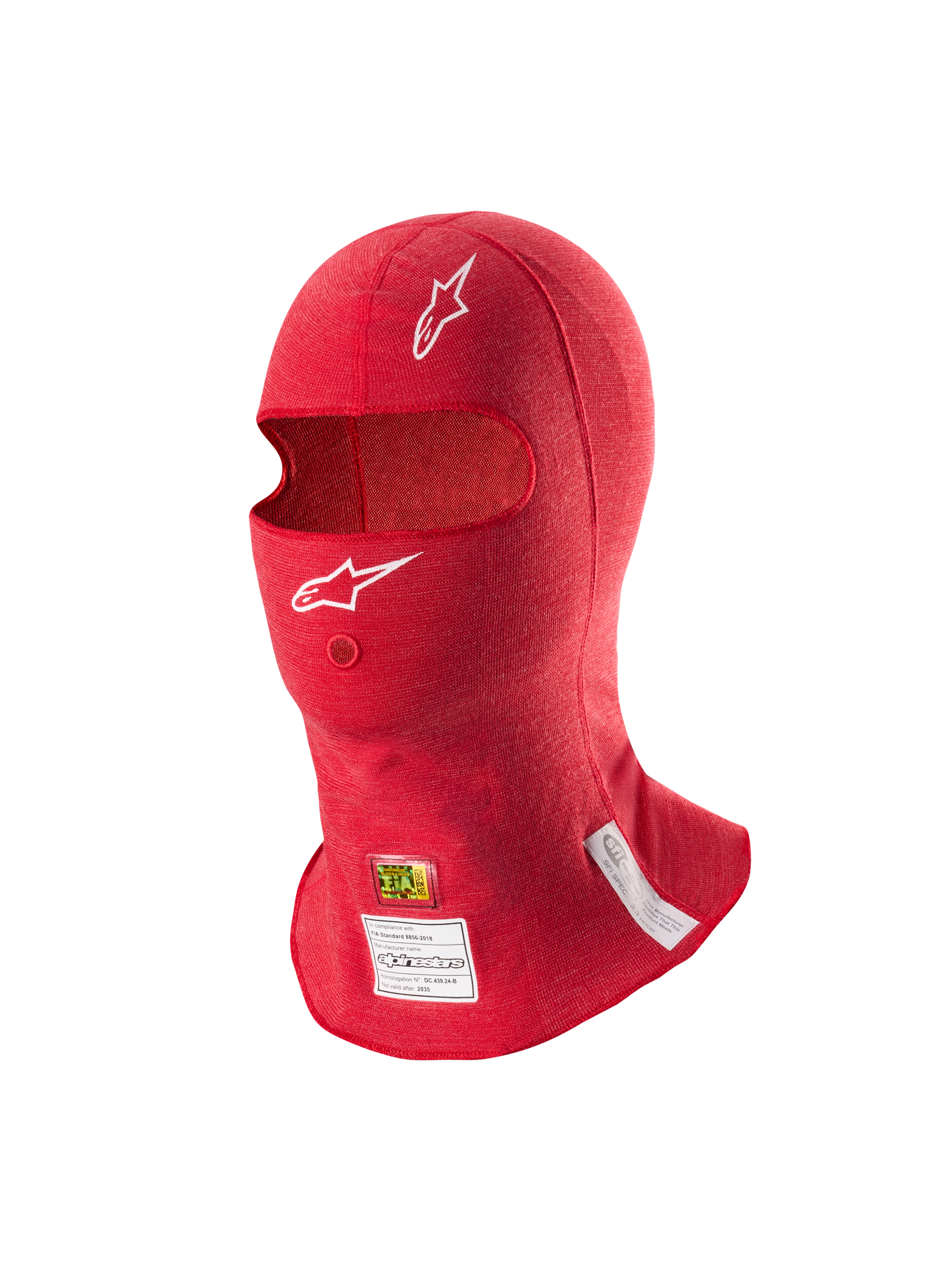 Red Balaclava For Karting, Racing, Cycling, Motorbike & Ski – 100% Cotton, One Size