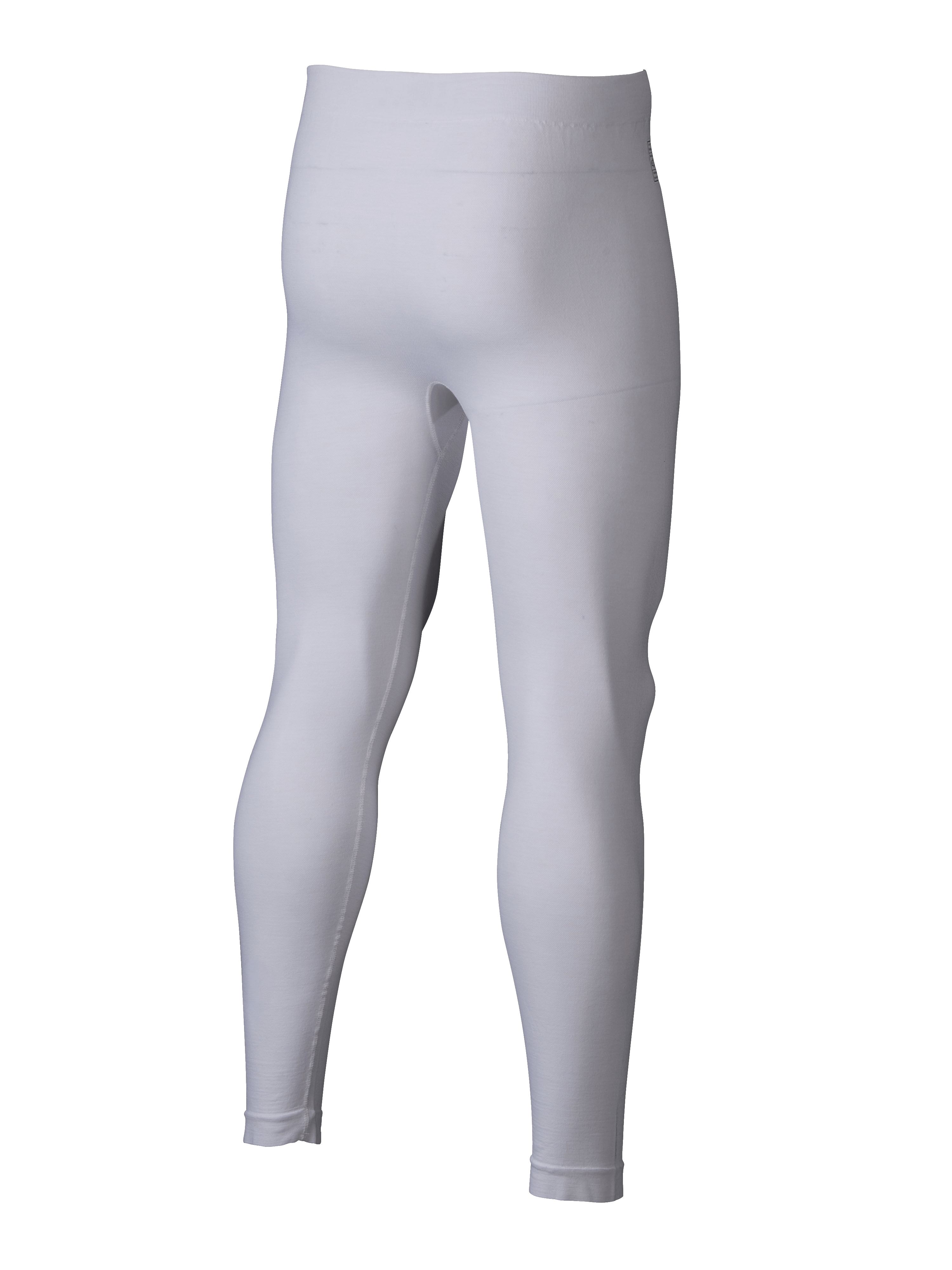 Alpinestars ZX Evo V3 Bottom, Auto Racing Base Layer, White, back view of flame-resistant pants, lightweight and seamless construction for motorsport use