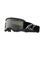 Alpinestars Vision 5 Corp Goggles, Motocross Goggles, Black frame with Silver Mirror lens, wide black adjustable strap with large white Alpinestars star logo, padded face foam, One Goal One Vision branding
