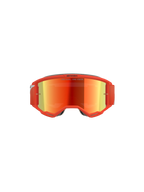 Alpinestars Vision 5 Corp Goggles, Motocross Goggles, Orange frame with Orange Mirror Red reflective lens, red adjustable strap, sleek off-road performance design