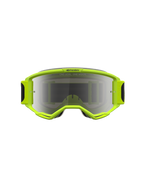 Alpinestars Vision 5 Rora Goggles, yellow fluo motocross goggles with a mirror silver lens and RAM-AIR ventilation.