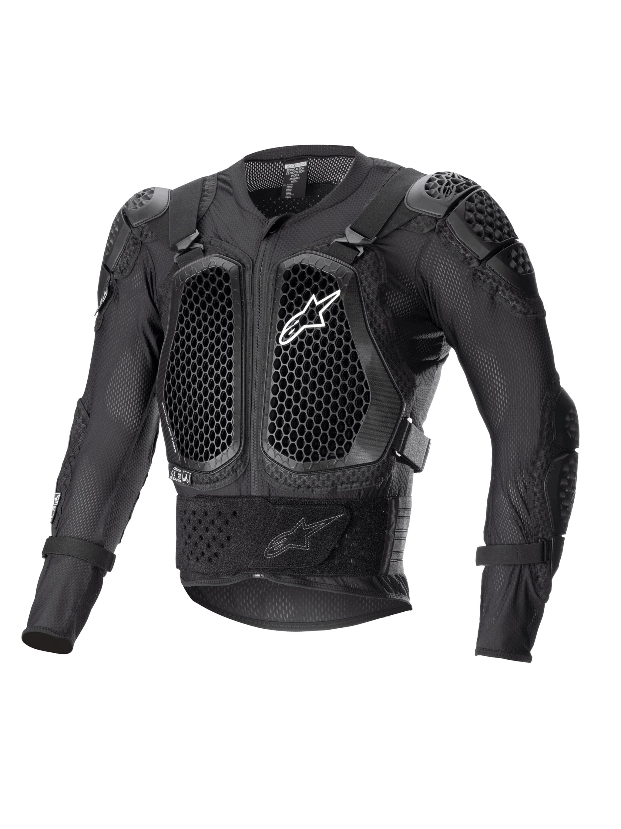 Bionic Action V2 - Black MX Protection Jacket | Alpinestars®