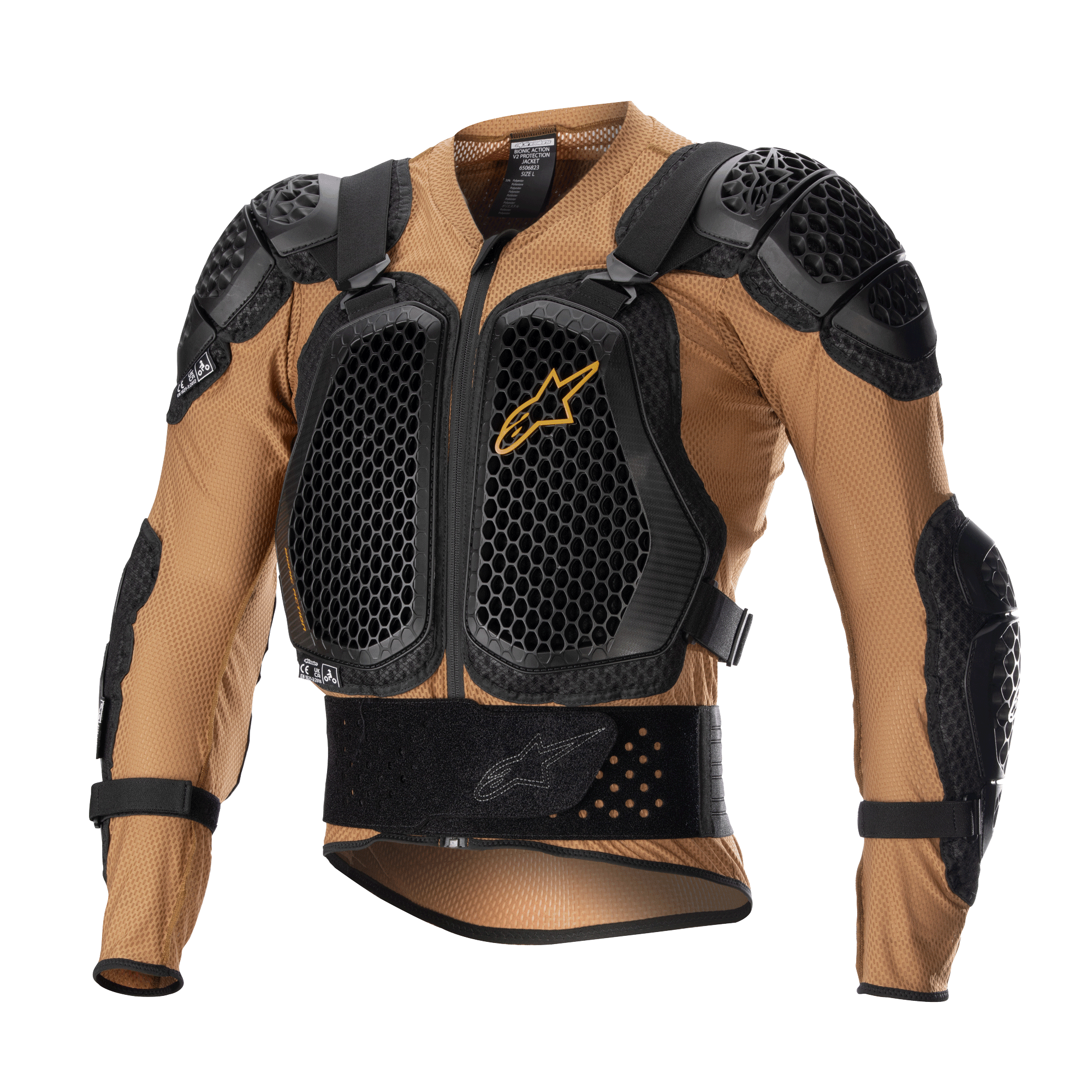Bionic Action V2 - Black MX Protection Jacket | Alpinestars®