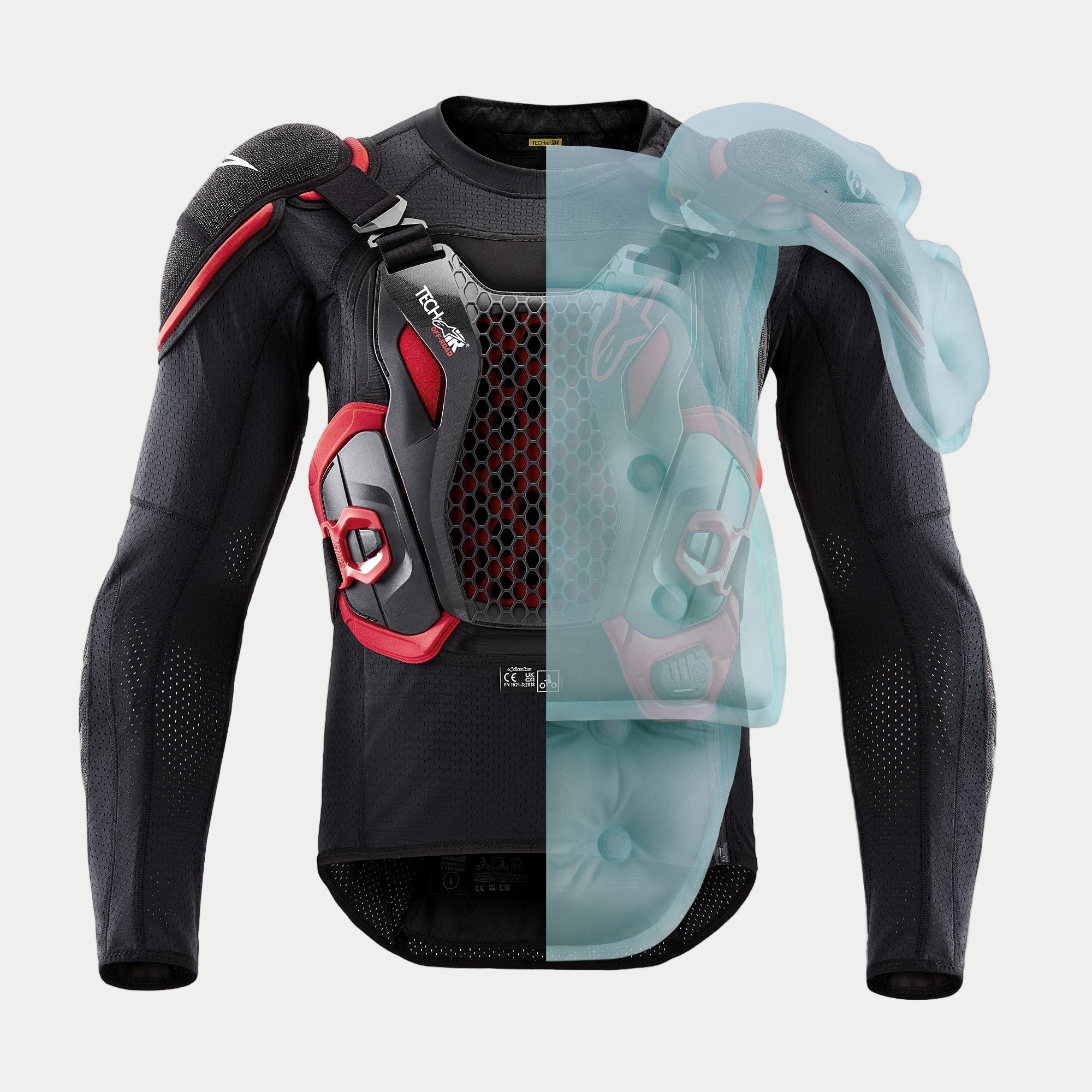 Tech Air Off Road System - Black Motorcycle Protection System