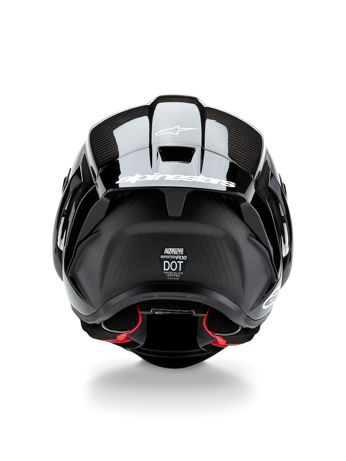 Fix Tech R10 Supertech R10 Solid - Black Motorcycle Helmet | Alpinestars®