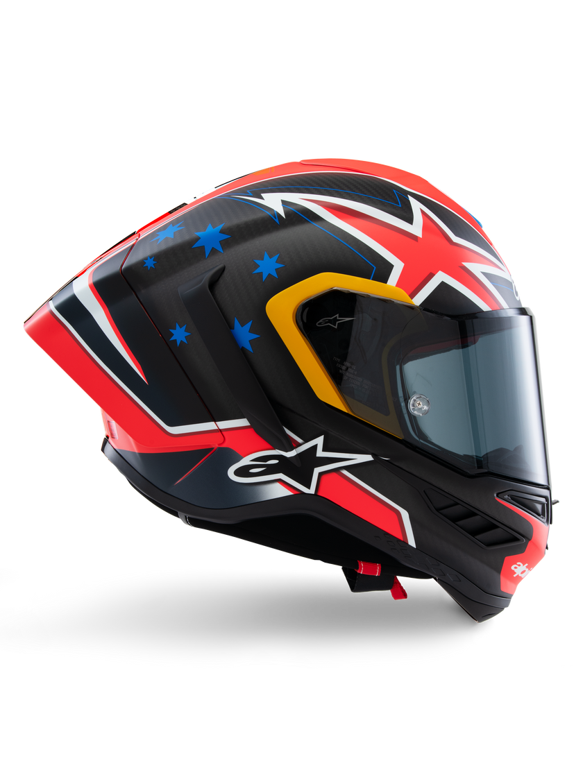Supertech R10 Helmet, Perform and Protect with Carbon Shell | Alpinestars®
