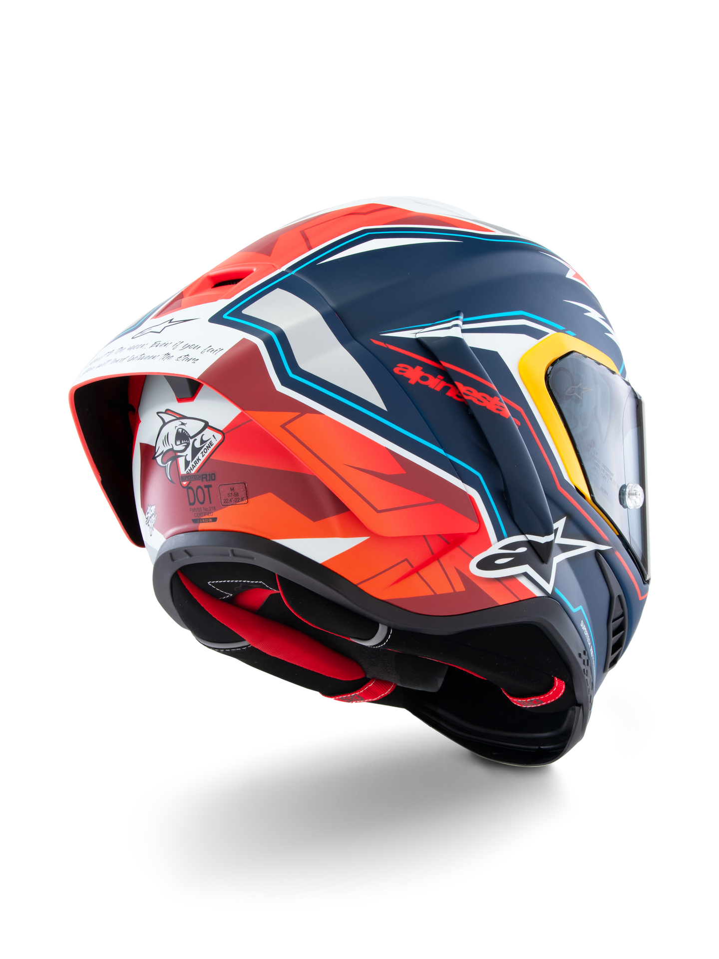 Supertech R10 Acosta LE - Blue Motorcycle Helmet | Alpinestars®