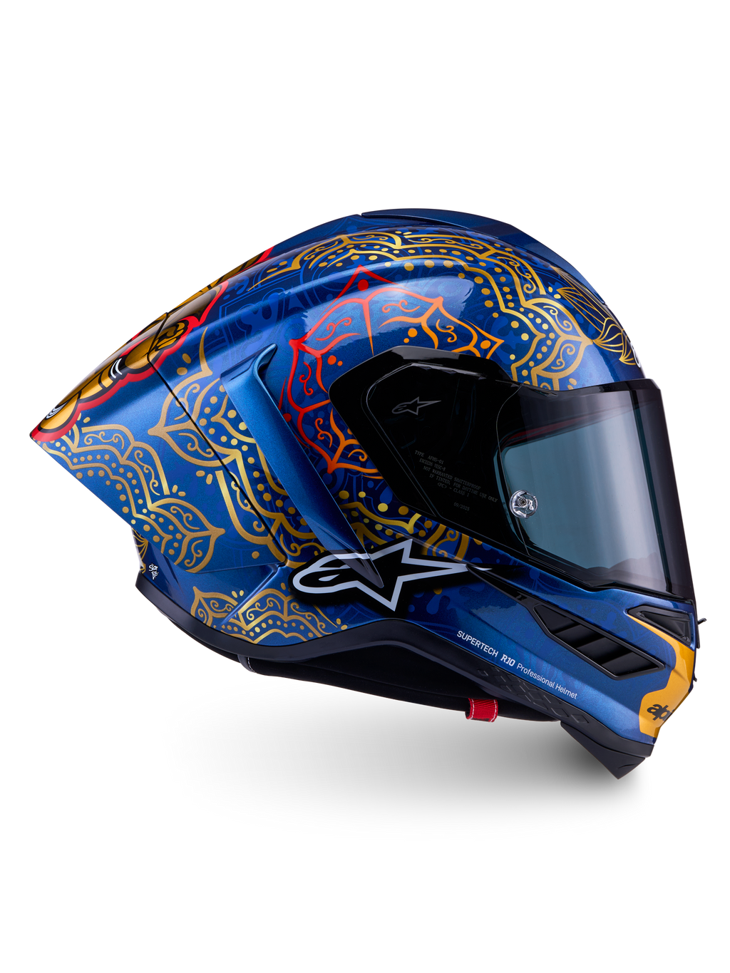 R10 Martinator Thai - Blue Motorcycle Helmet | Alpinestars®