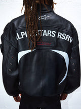 RSRV The Chief Bomber Leather Jacket