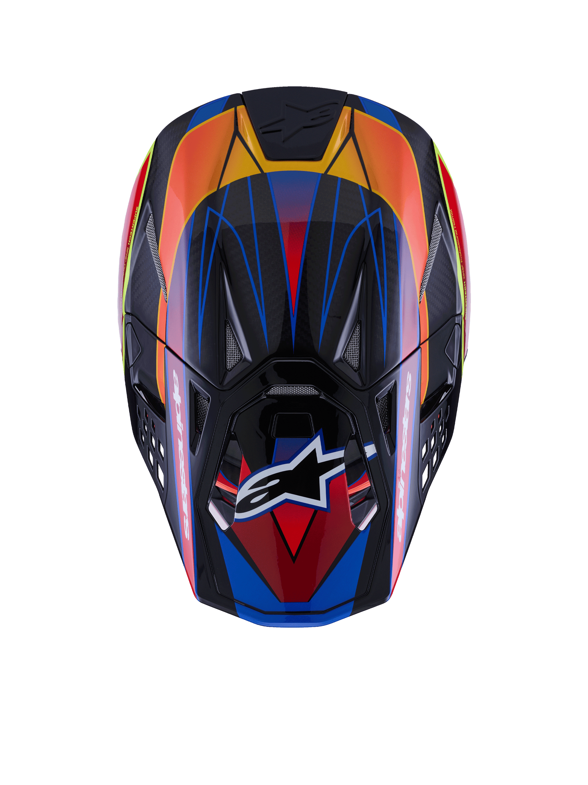 Supertech M10 Era ECE 22.06 Helmet Blue Red Yellow Fluo Glossy