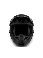 Alpinestars S-M7 Solid Helmet ECE06, Matte Black motocross helmet with aerodynamic shell and ventilation.