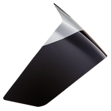 Alpinestars Supertech R10 Element Race Spoiler, Motorcycle Helmet Accessory, Black Carbon and Silver Glossy, sleek aerodynamic wing-shaped design, glossy finish, replacement part for S-R10 racing helmets