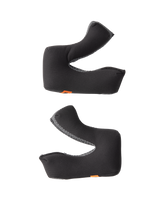 Alpinestars S-M3 Regular Cheek Pad Set, Helmet Accessories, Gray, set of left and right replacement cheek pads, contoured foam with moisture-wicking fabric, small orange logo tabs, designed for S-M3 off-road helmets