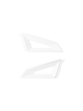 Alpinestars S-M3 Top Vent Sides, Helmet Ventilation Accessories, White, pair of aerodynamic replacement parts with triangular cutouts, high-impact plastic construction