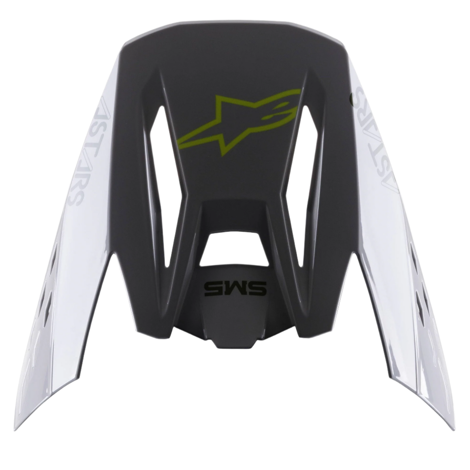 S-M5 Bond Silver Yellow Fluo Glossy Visor