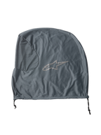 Alpinestars S-M7 Soft Bag, Gray Helmet Accessory, lightweight textile storage bag, featuring the Alpinestars star logo, drawstring closure, designed for motocross gear protection