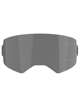 Alpinestars Supertech Roll Off Lens, Goggle Accessory, Smoke tint, features horizontal Glide Lines for smooth film movement, side attachment holes for roll-off system, injection-molded polycarbonate construction